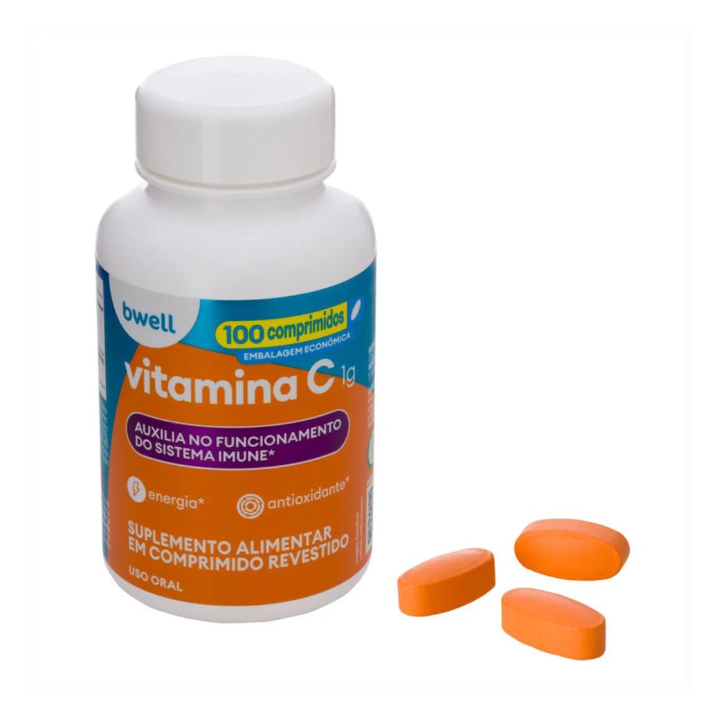 Vitamina C bwell 1g – 100 comprimidos