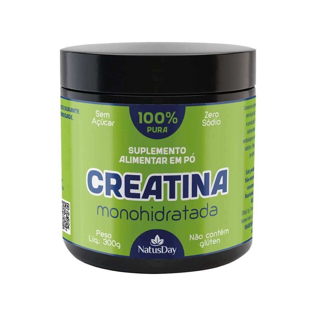 Suplemento Alimentar Natusday Creatina Monohidratada 300gr