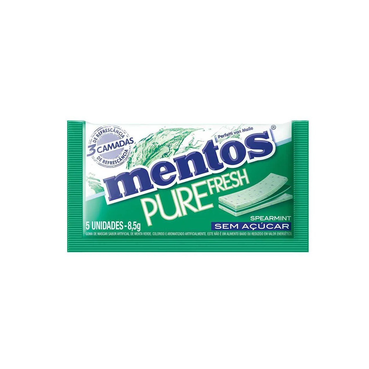 Goma de Mascar Trident 60 Minutos Menta Sem Açúcar 22g