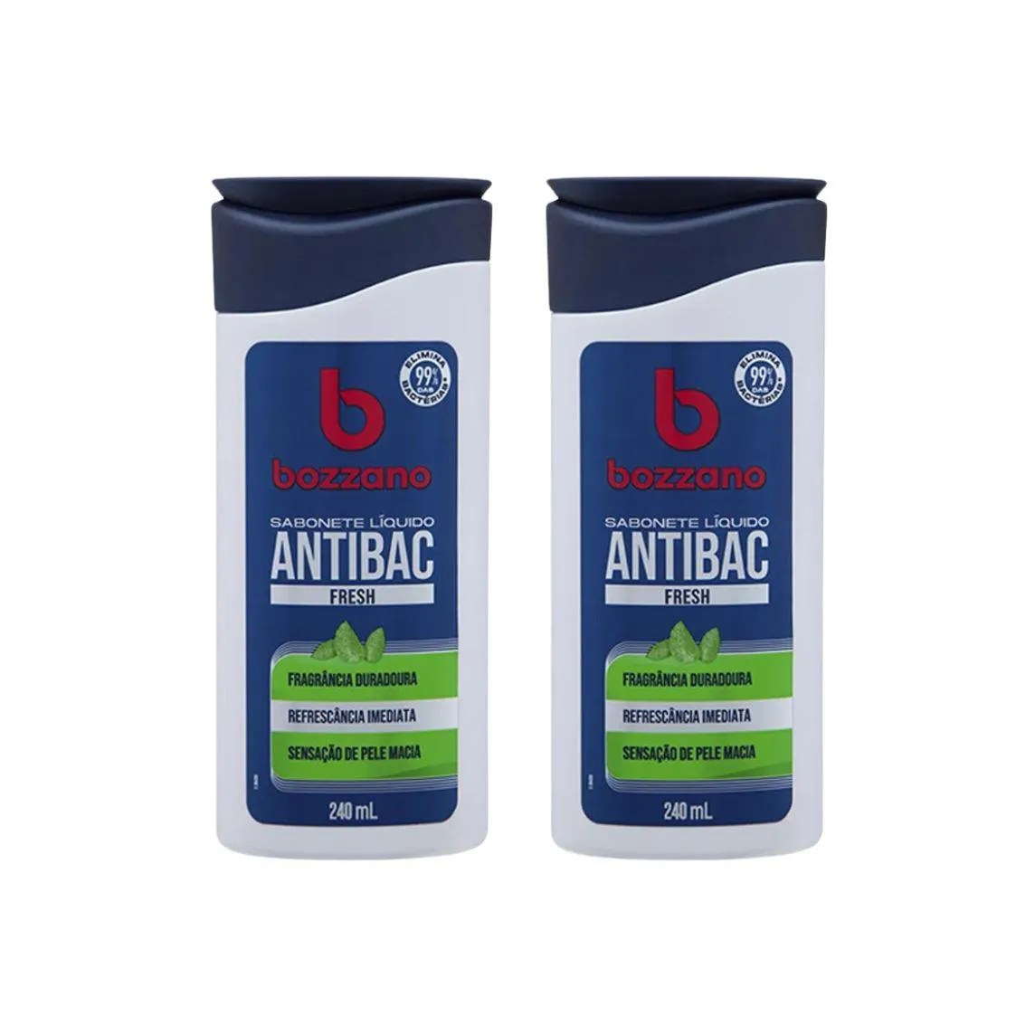 Sabonete Liquido Bozzano Fresh 240ml - Kit C/ 2un