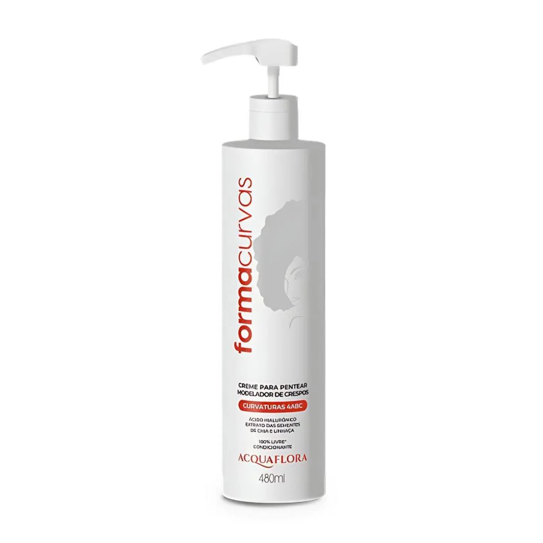 Creme para Pentear Acquaflora Forma Curvas Modelador de Crespos 480ml