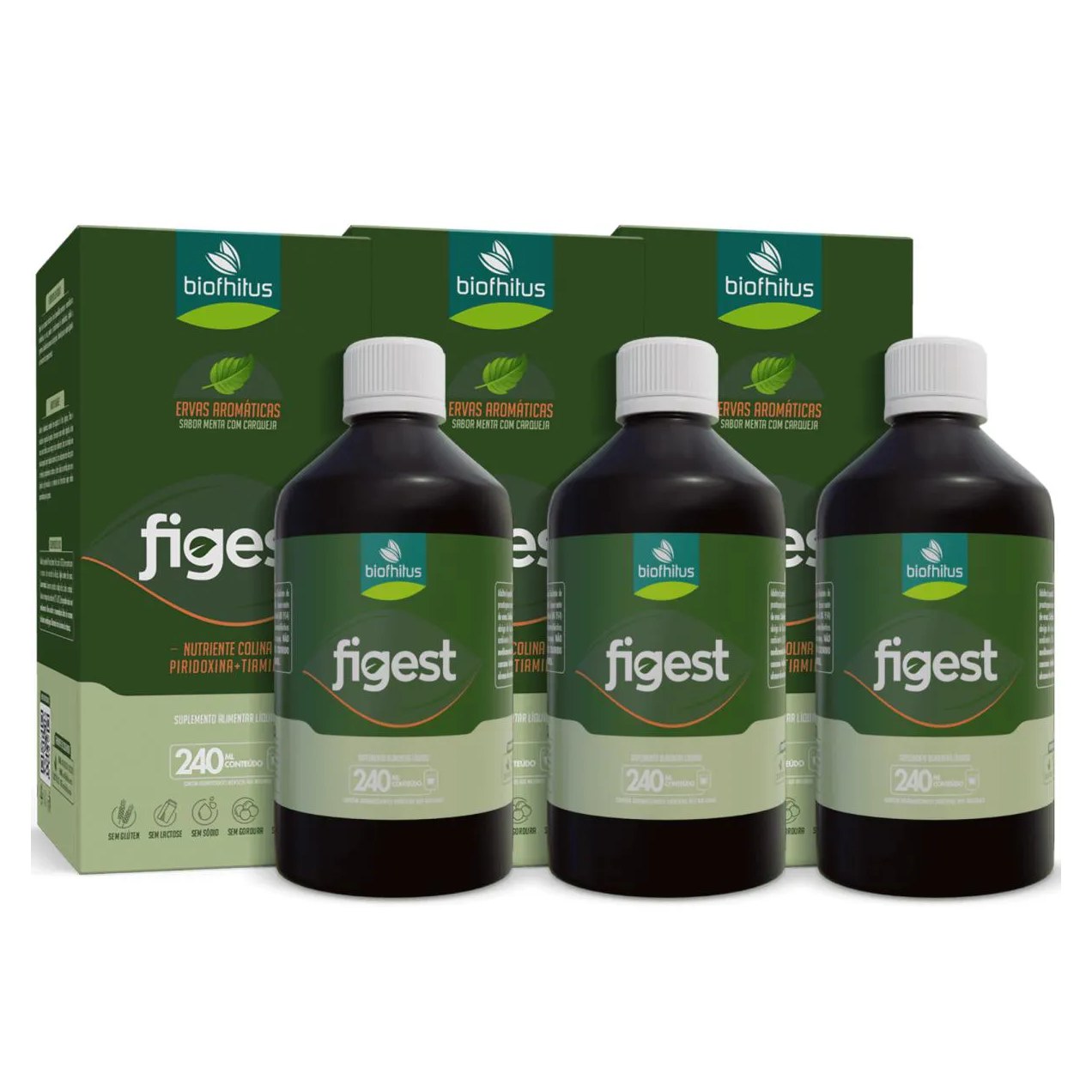 Kit C3 Figest Suplemento Matinal Líquido – Biofhitus