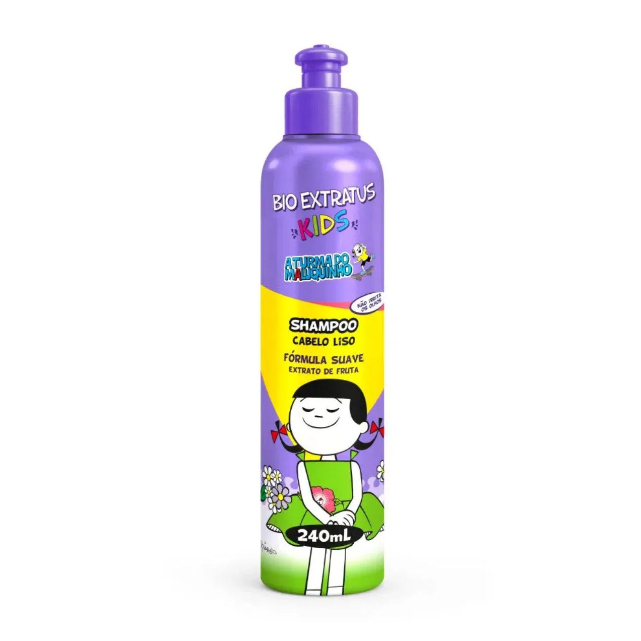 Shampoo Kids Cabelos Lisos Maluquinho 240ml - Bio Extratus