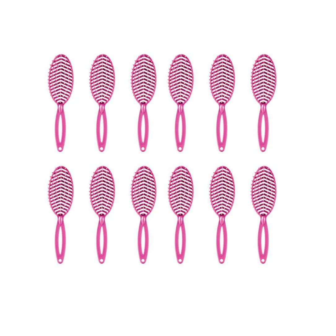 Escova de Cabelo Darma 302 Rigida Oval Desemb - Kit C/ 12un