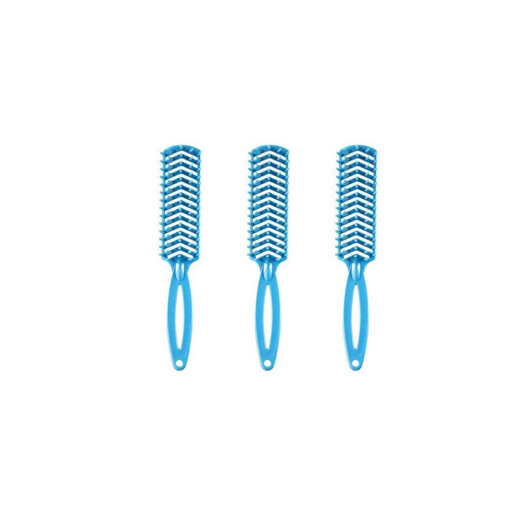 Escova de Cabelo Darma 303 Rigida Reta Desemb - Kit C/ 3un
