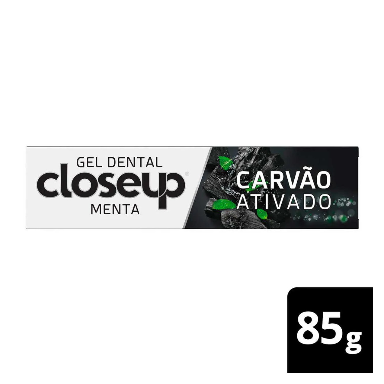 Gel Dental Closeup Carvão Ativado Menta 85g