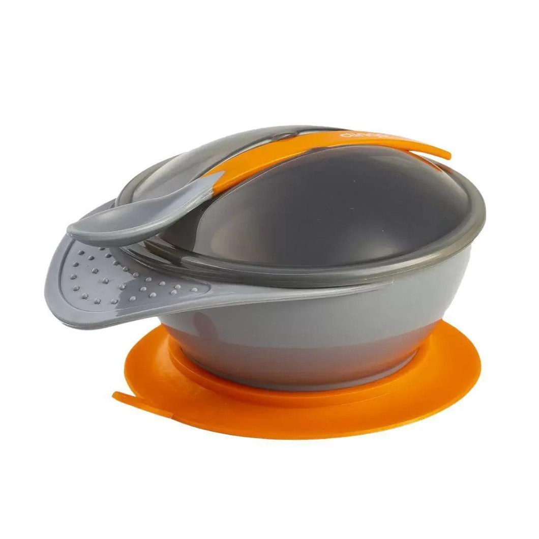Prato Infantil Com Ventosa E Colher 330Ml - Clingo