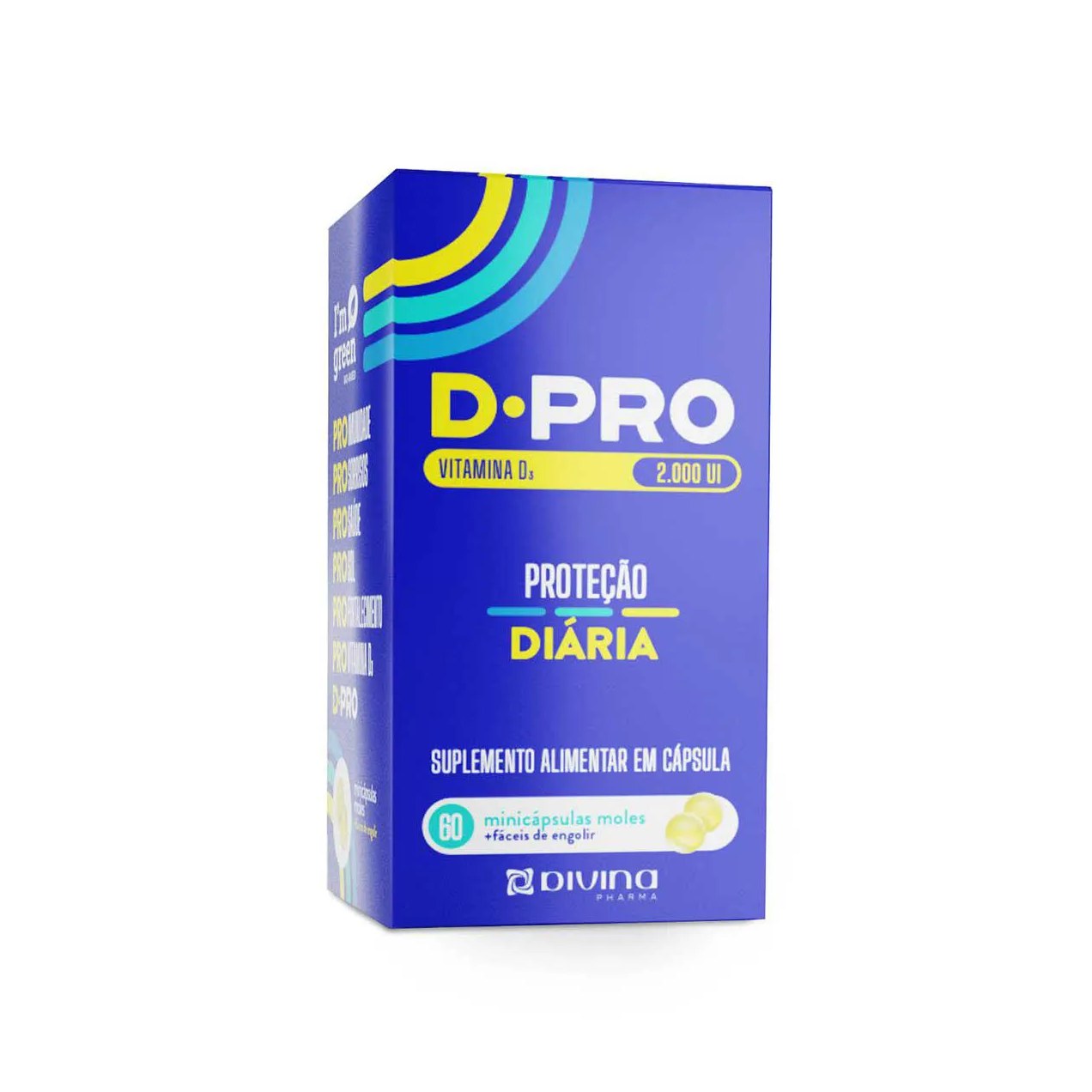 Vitamina D 2.000UI D-Pro 60 minicápsulas