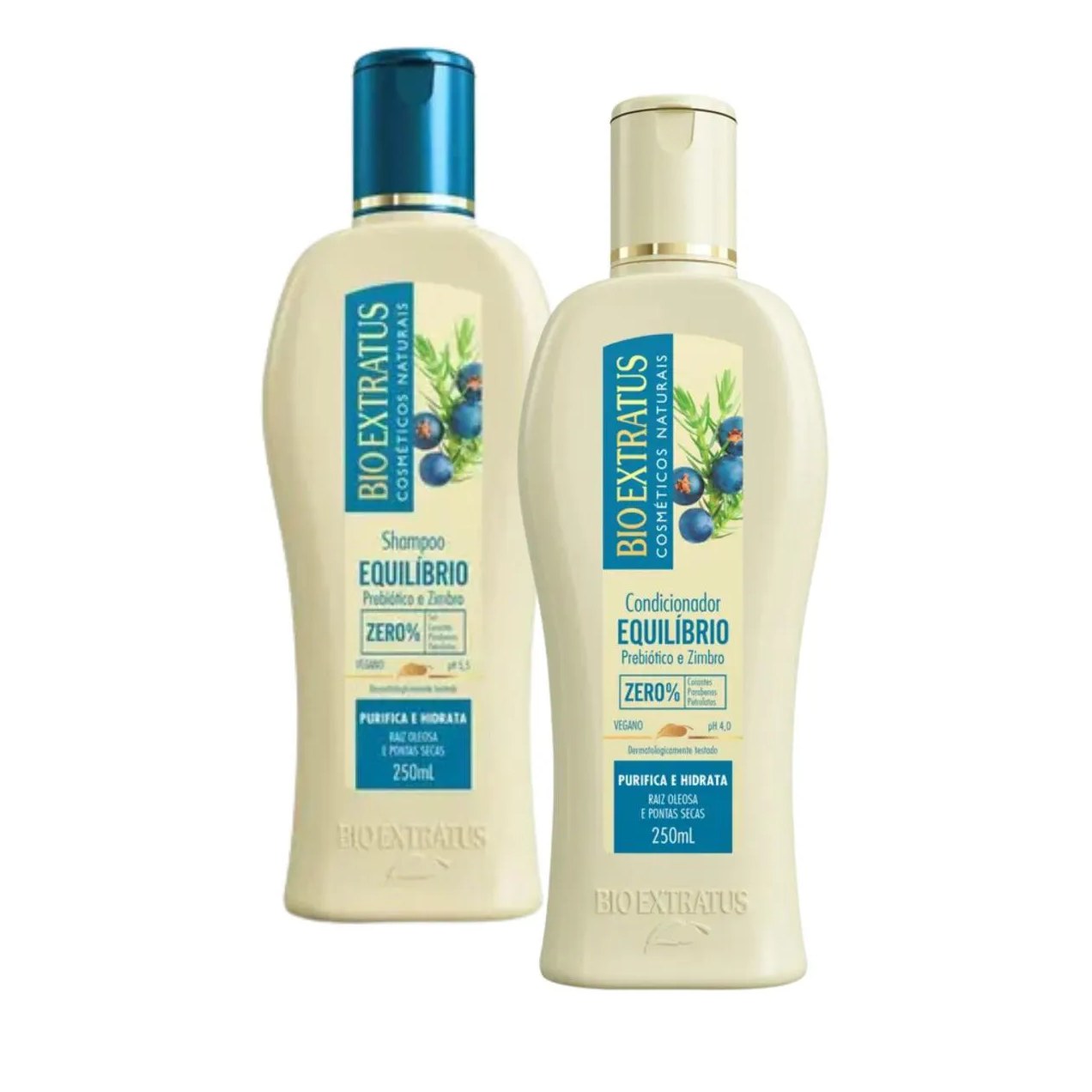 Kit Sh + Cond Equilíbrio Cabelos Mistos - Bio Extratus