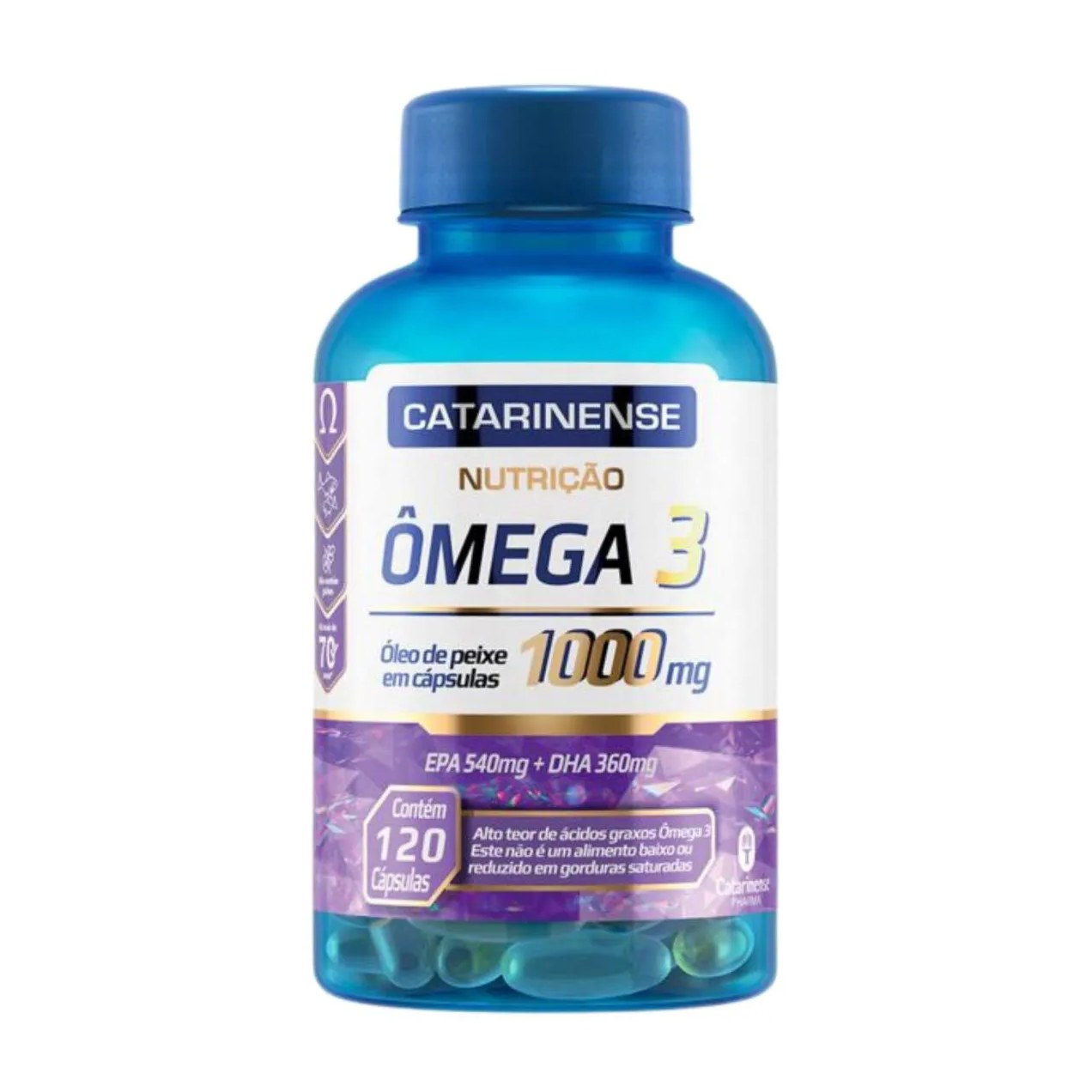Suplemento Nutrição Ômega 3 Nutrição 1000mg – Catarinense