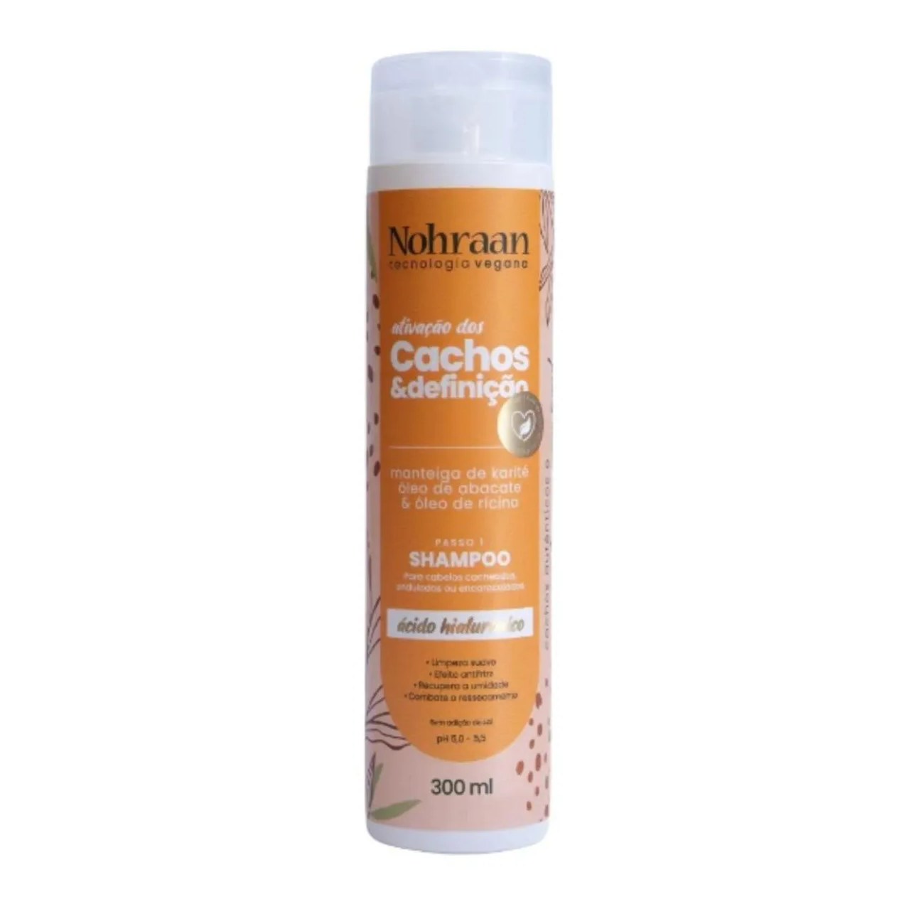 Shampoo Cabelos Cacheados Ativação - Nohraan