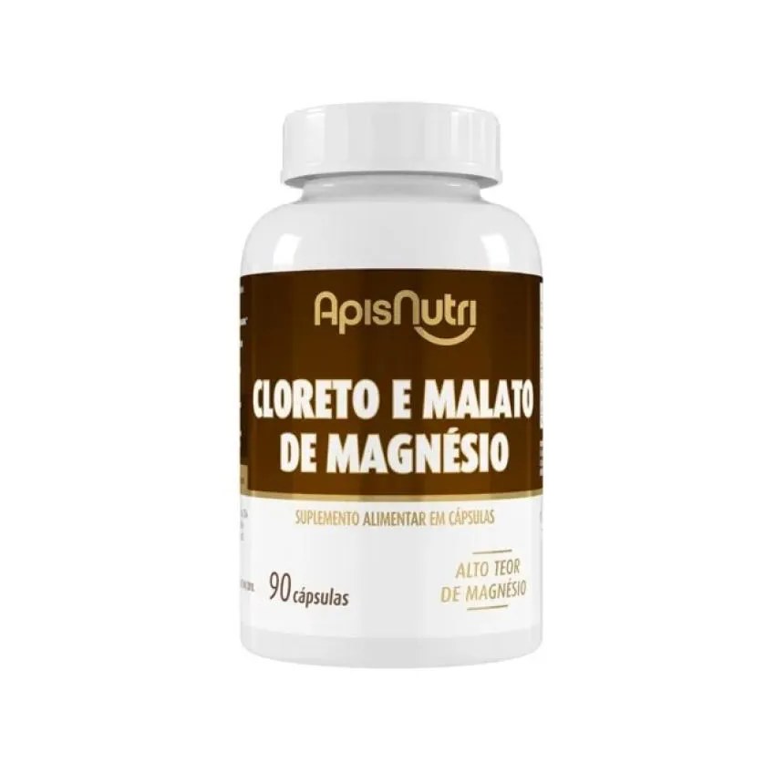 Cloreto E Malato de Magnésio (90 cápsulas) - Padrão: Único