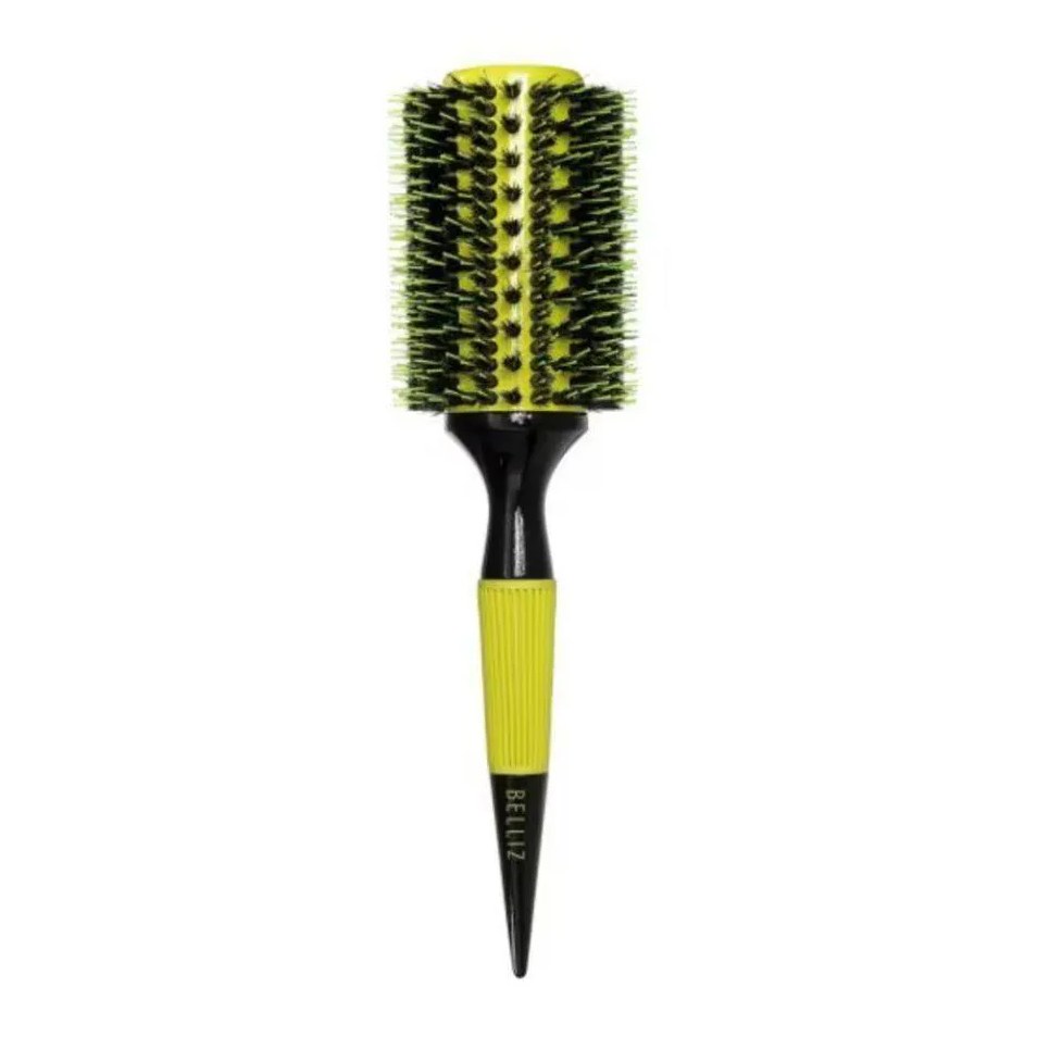 Escova de Cabelo Madeira Premium Color Cerâmica 43mm - Belliz