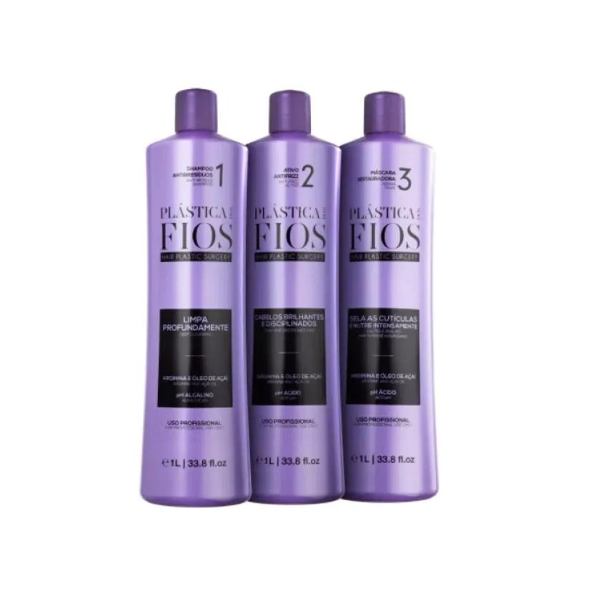 Kit Plástica Dos Fios (3 Produtos) 3 Litros