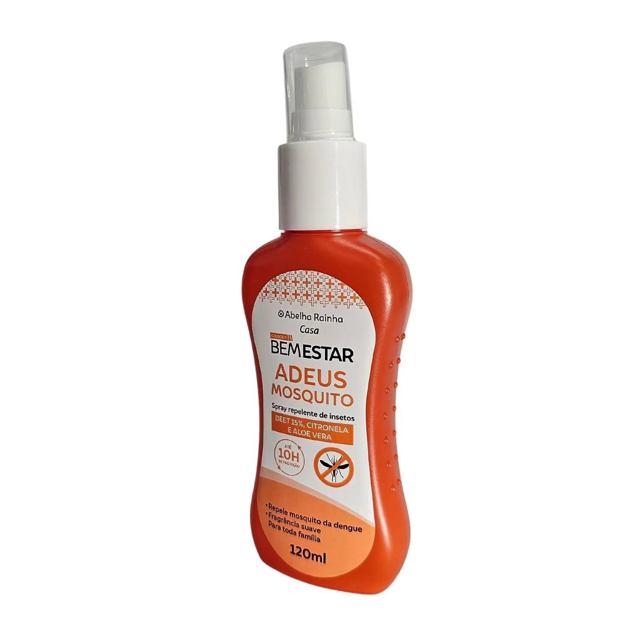 Repelente de Insetos Spray Adeus Mosquito Bem Estar Casa Abelha Rainha 120ml