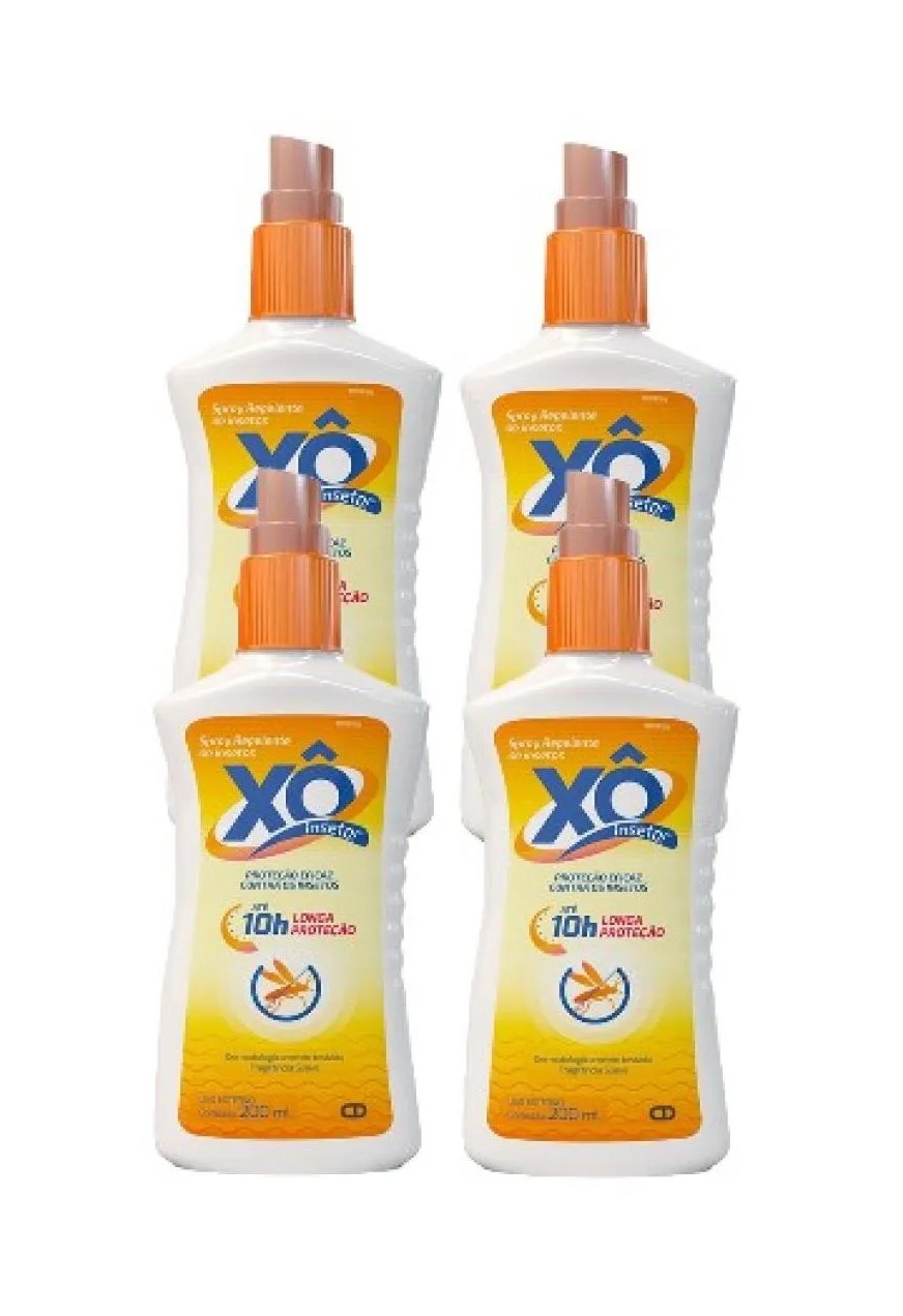 Kit 4x Repelente Spray Xô Inseto com 200ml - Cimed