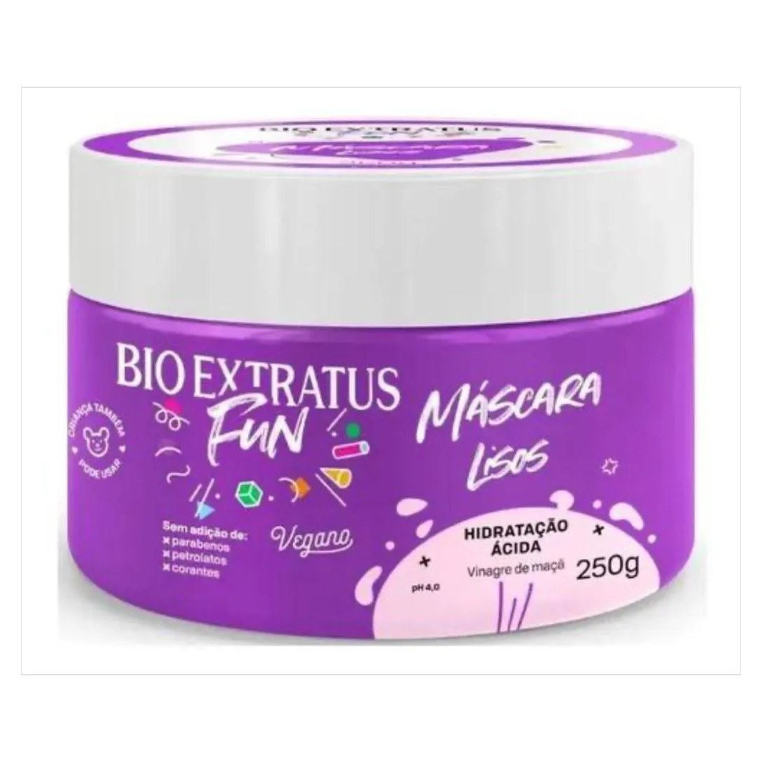 Mascara Fun Limpeza Cabelos Liso 250 G Bio Extratus