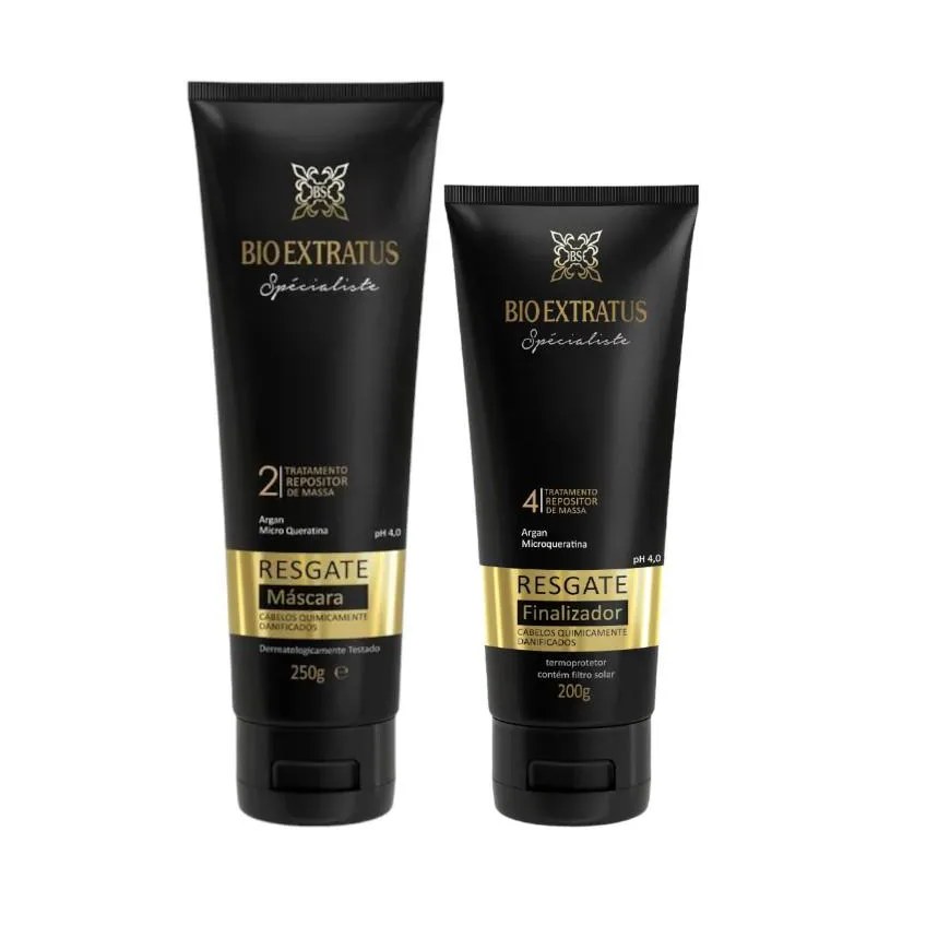 Kit Resgate 1 Máscara 250Ml 1 Finalizador 200Ml