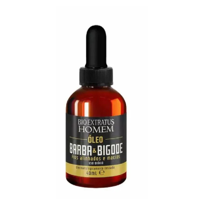 Óleo Homem Bigode e Barba 40 Ml