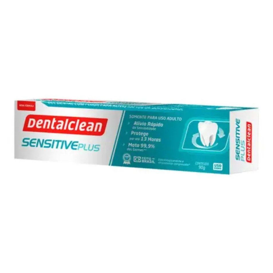 Gel Dental Sensitive Plus Adulto 90g - Dentalclean