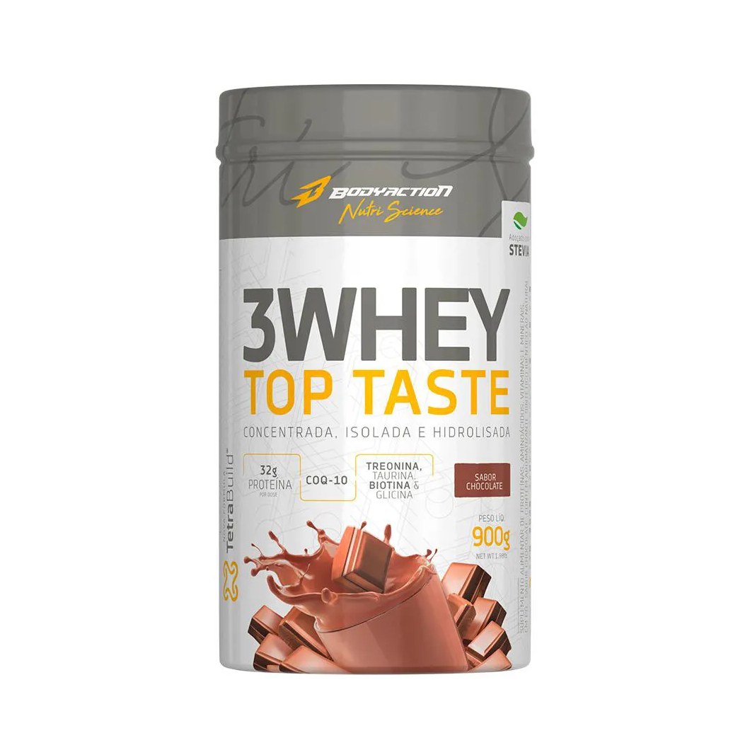 3 Whey Top Taste 900gr Chocolate