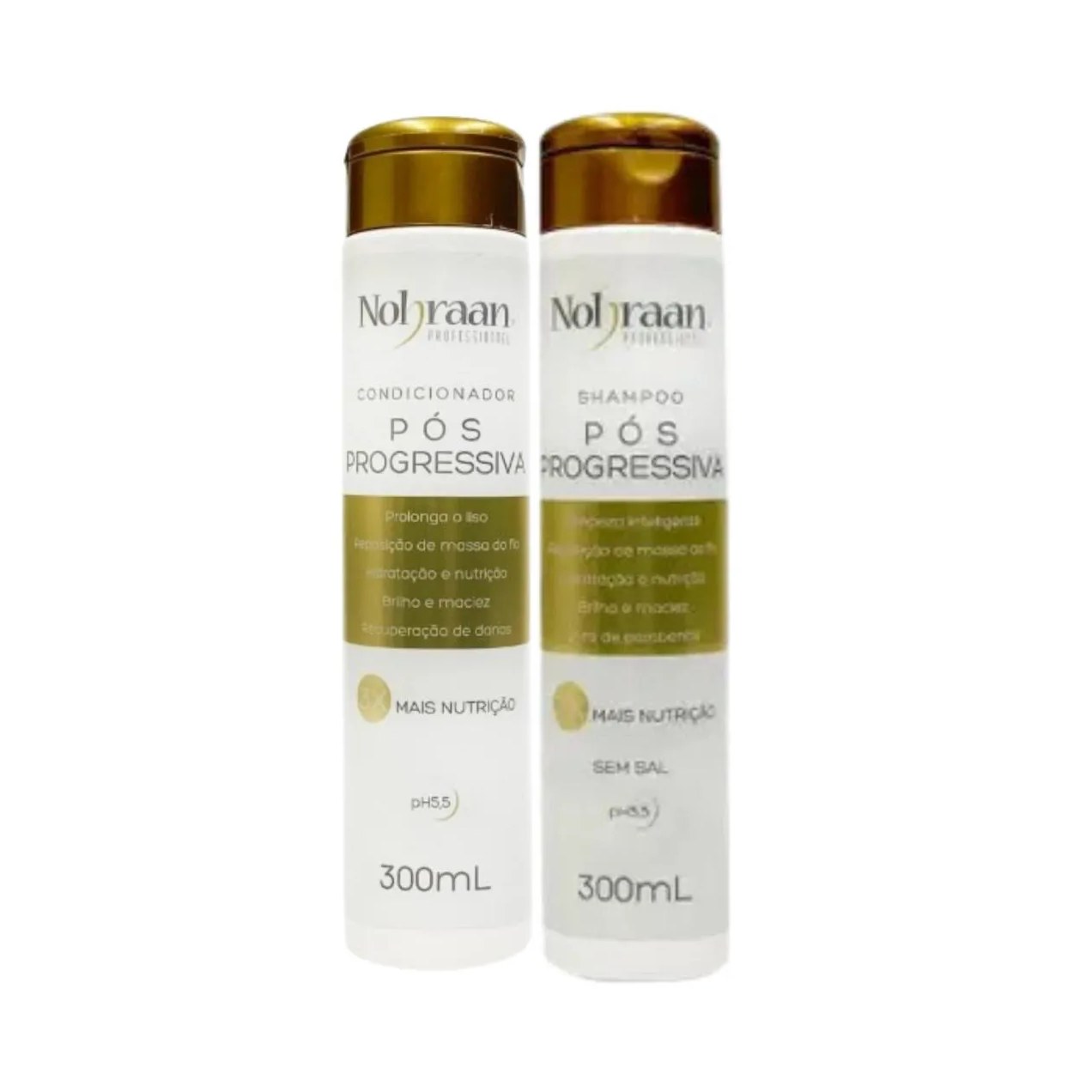 Kit Pós Progressiva Shampoo + Condicionador - Nohraan