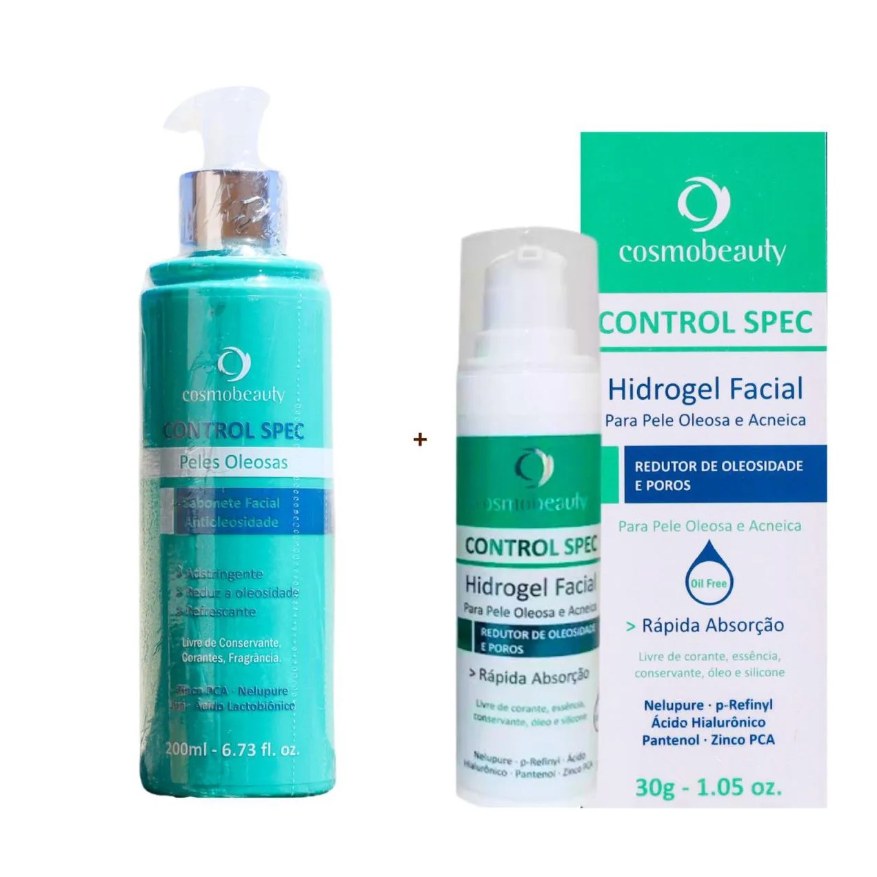 Cosmobeauty Kit Control Spec Sabonete + Hidrogel Anti Acne
