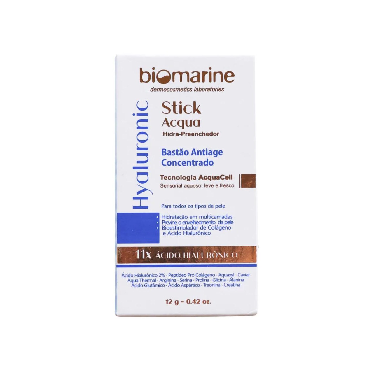 Biomarine Hyaluronic Stick Acqua Bastao Antiage 12G