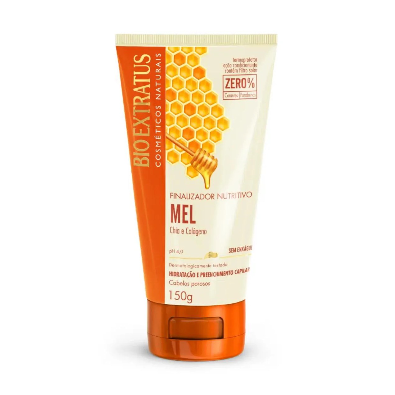 Finalizador Mel e Chia Cabelos Porosos 150g – Bio Extratus