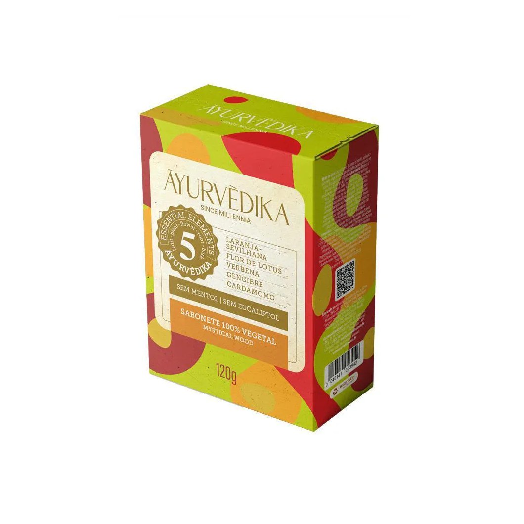 Sabonetes Em Barra 100% Vegetais Ayurvédika Mystical Wood
