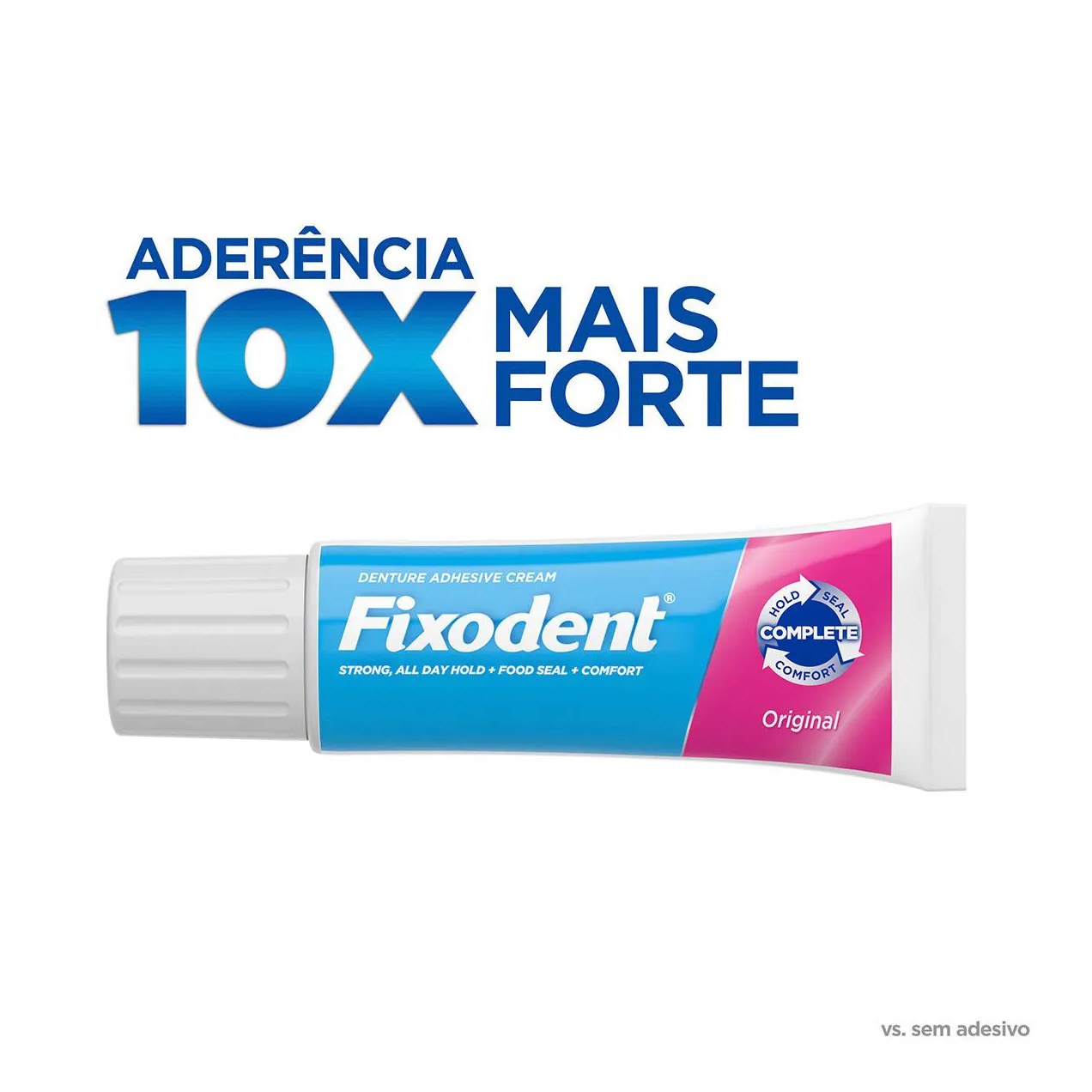 Creme Adesivo para Dentaduras Fixodent Original Pack Promocional com 50% de desconto na 2ª unidade