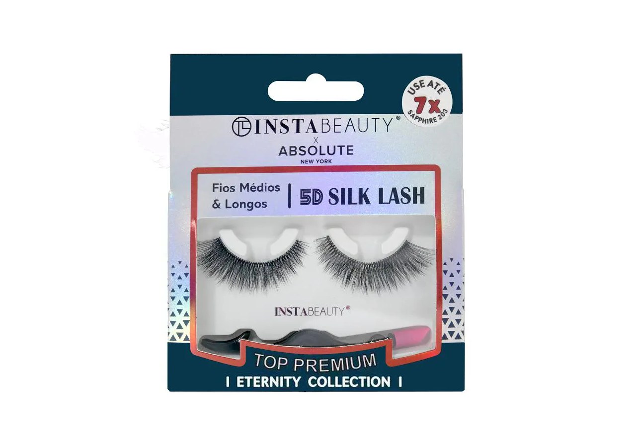 Cílios Postiços 5d Silk Sapphire 203 - Absolute New York X Instabeauty