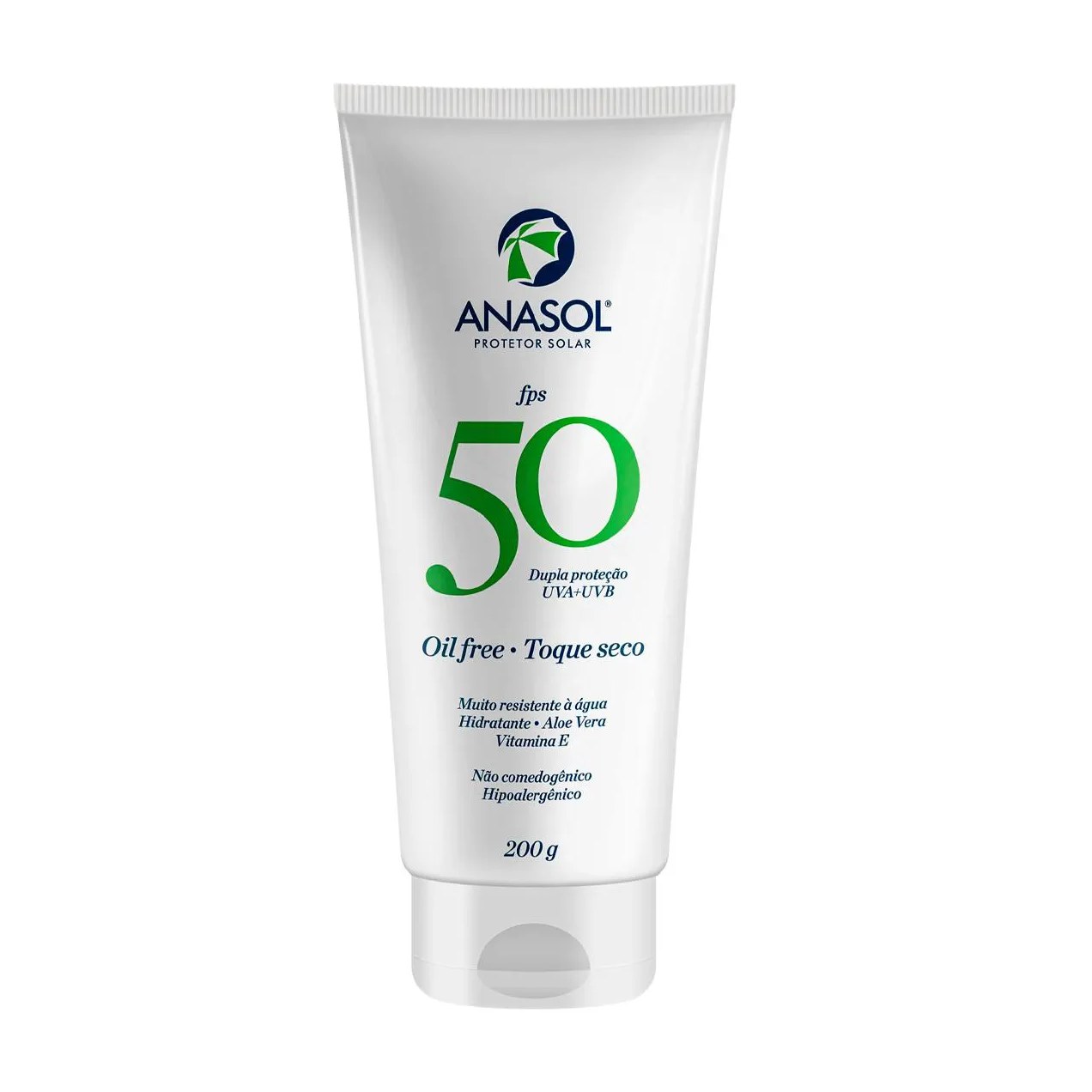 Anasol Protetor Solar Fps 50 Proteção Uva-uvb 200g (7897230303185)