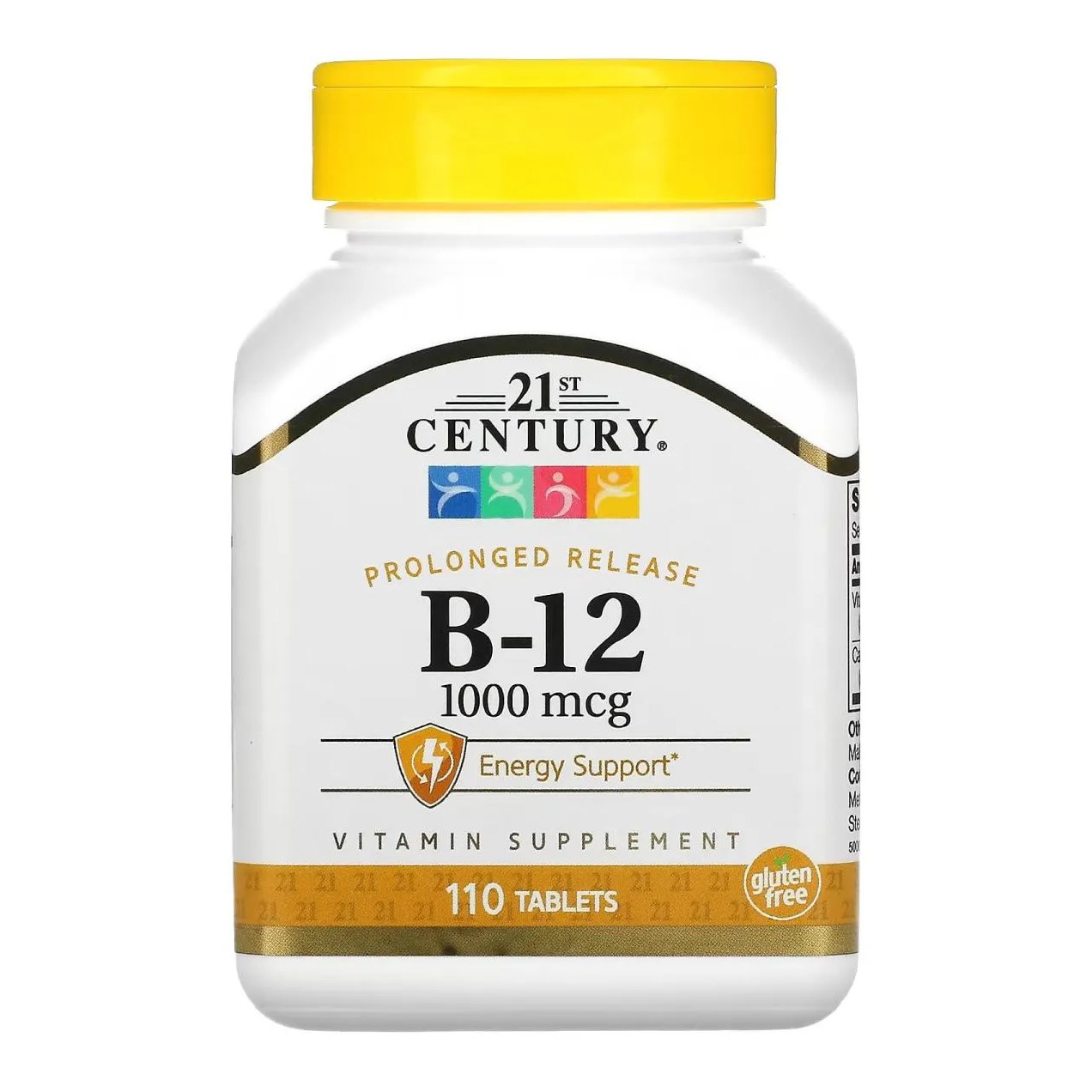 B12 1000 Mcg 110 comprimidos Sublinguais 21st Century