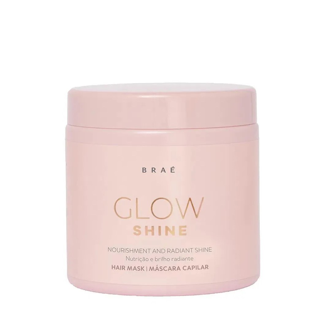 Máscara de Nutrição Braé Glow Shine 500g - Brilho Radiante
