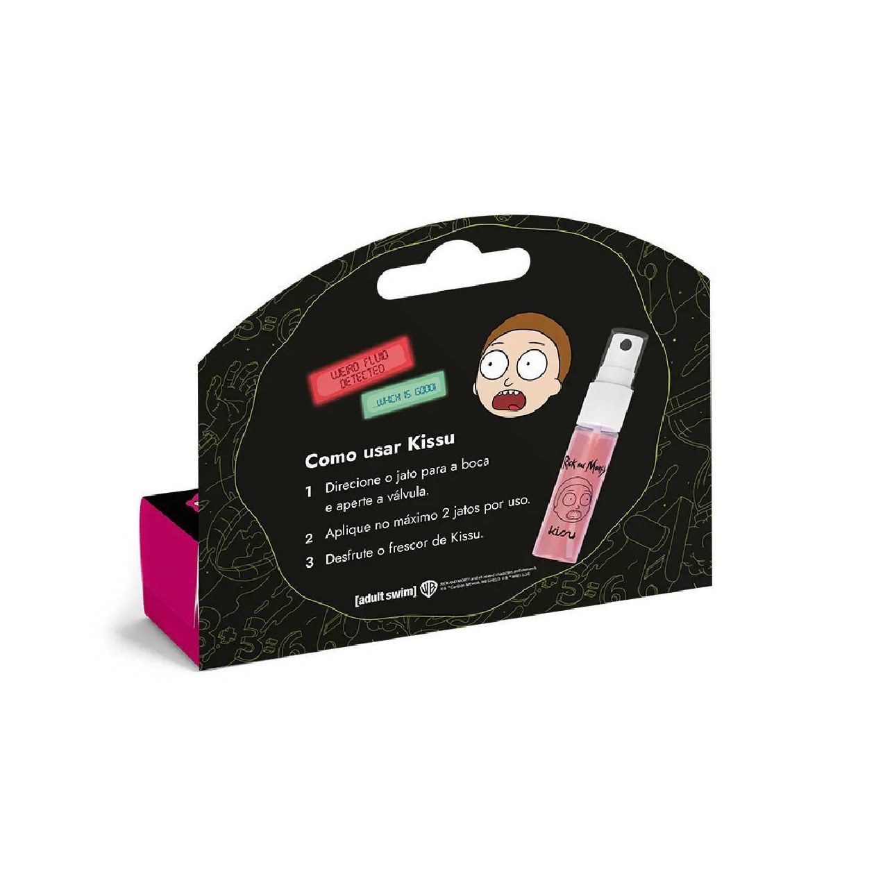 Spray Bucal Kissu Rick And Morty Frutas Vermelhas 15ml