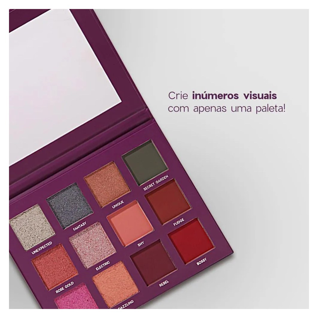 Paleta de Sombras - 12 Shades Océane Purple 26,5g