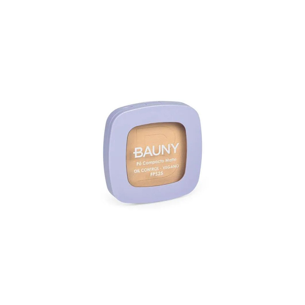 Pó Compacto Bauny Cosméticos Fps 25 Cor 040 10gr