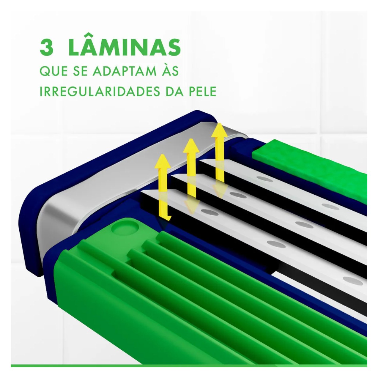 Aparelho de Barbear Gillette Prestobarba3 Sensitive Aloe Vera 2 unidades
