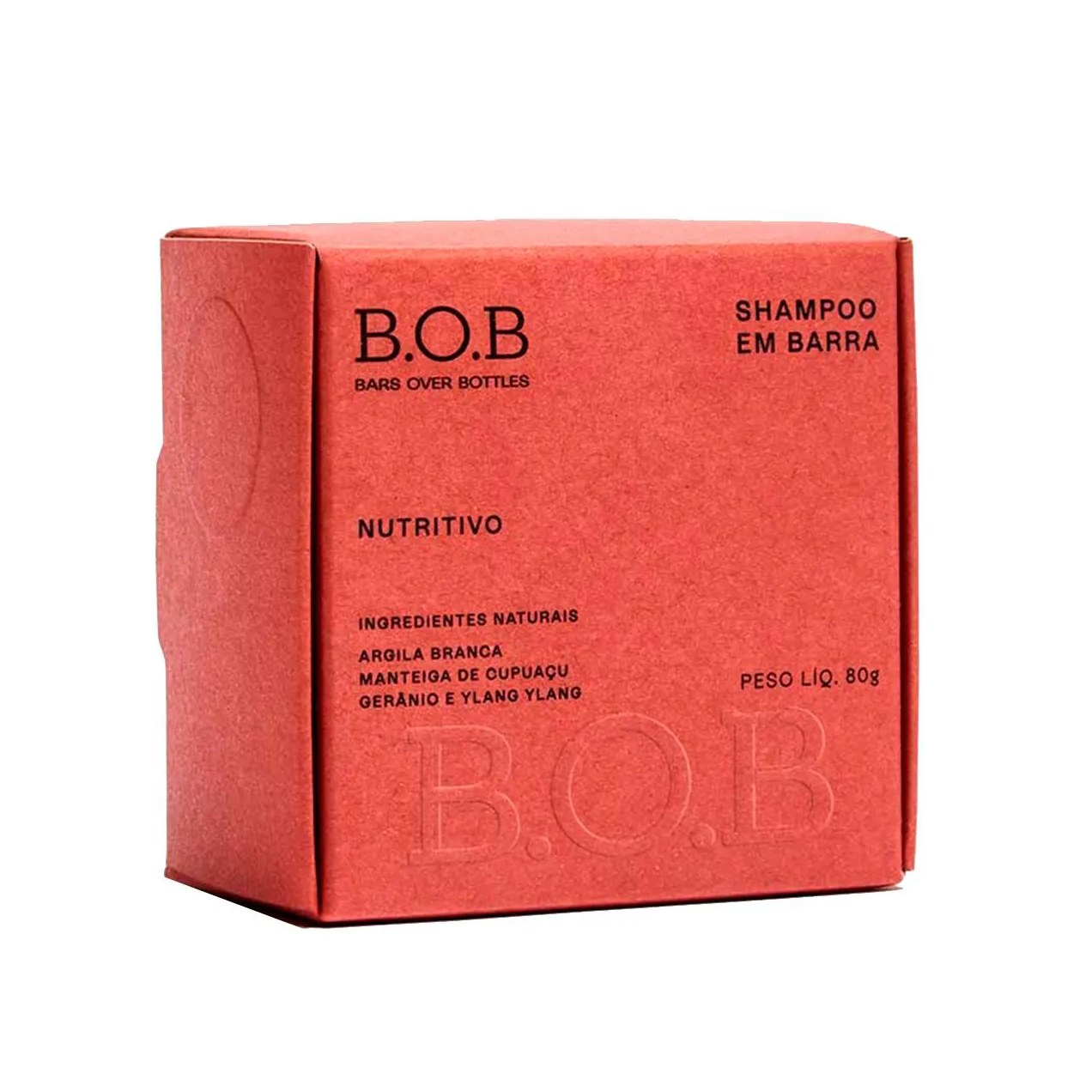 Shampoo em Barra B.O.B Nutritivo 80g