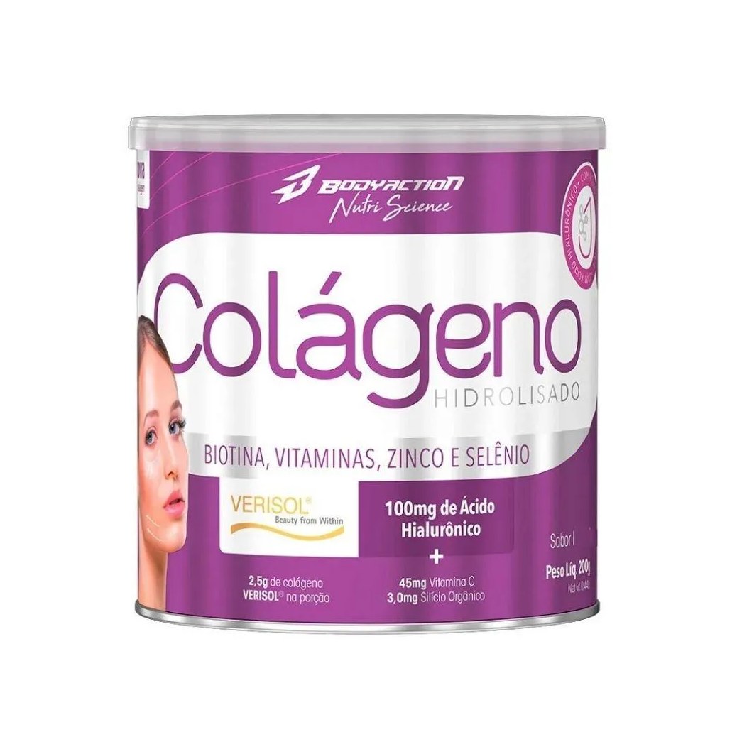 Colágeno Verisol C/ Ácido Hialurônico (200G) - Sabor: Frutas Vermelhas