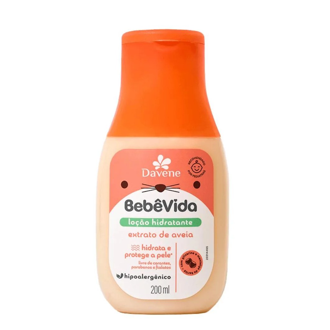 Loção Hidratante Bebe Vida 200ml Davene