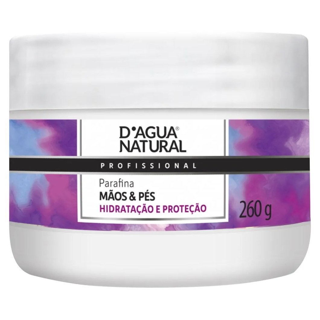 Parafina Hidratante Amaciante Maos e Pes 260g Dagua Natural