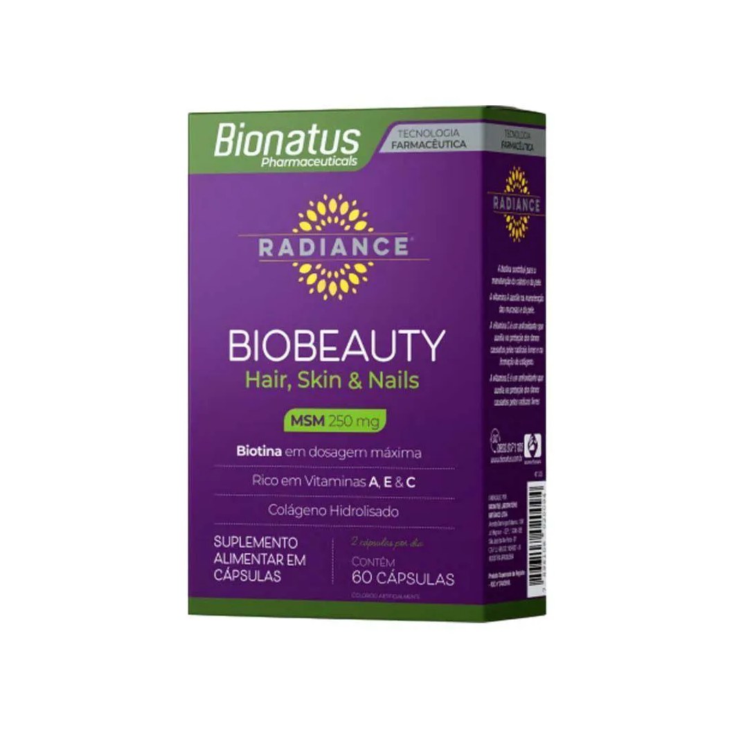 Radiance Biobeauty Bionatus 60 cápsulas