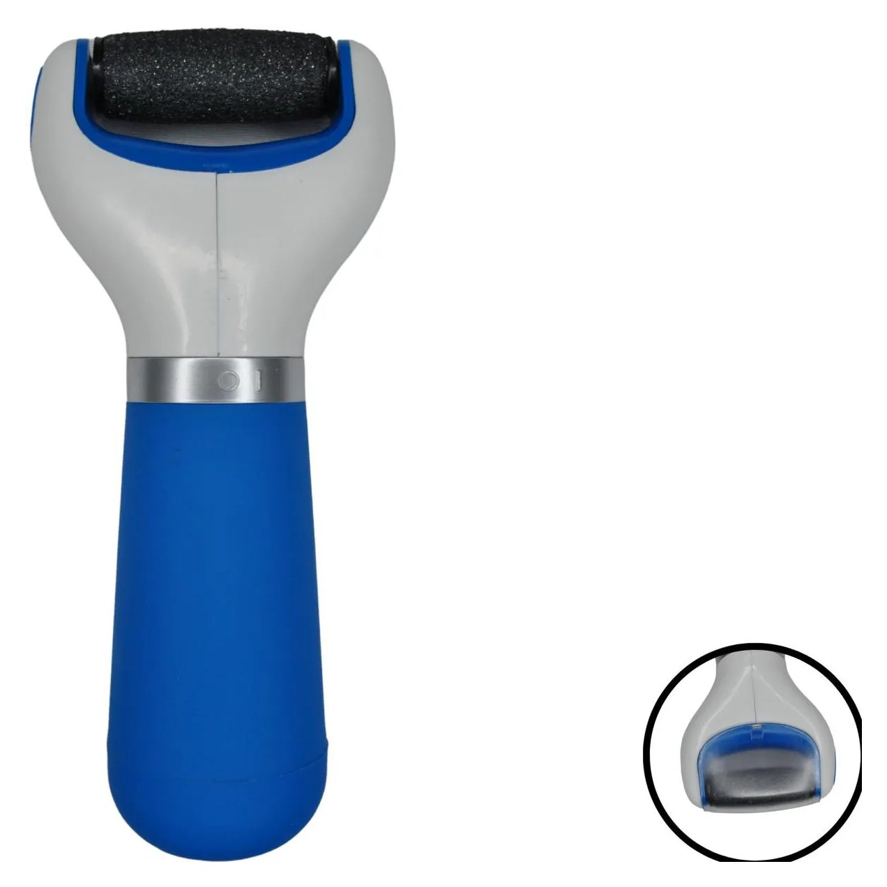 Esfoliador Calo Elétrico para Pés Portatil Azul Supermedy