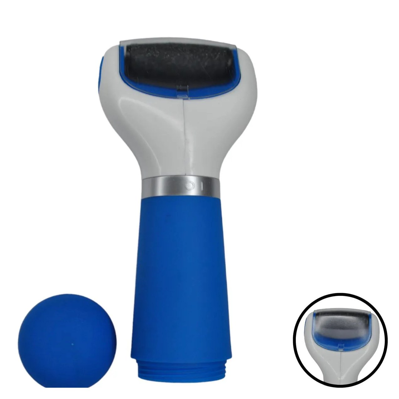 Esfoliador Calo Elétrico para Pés Portatil Azul Supermedy