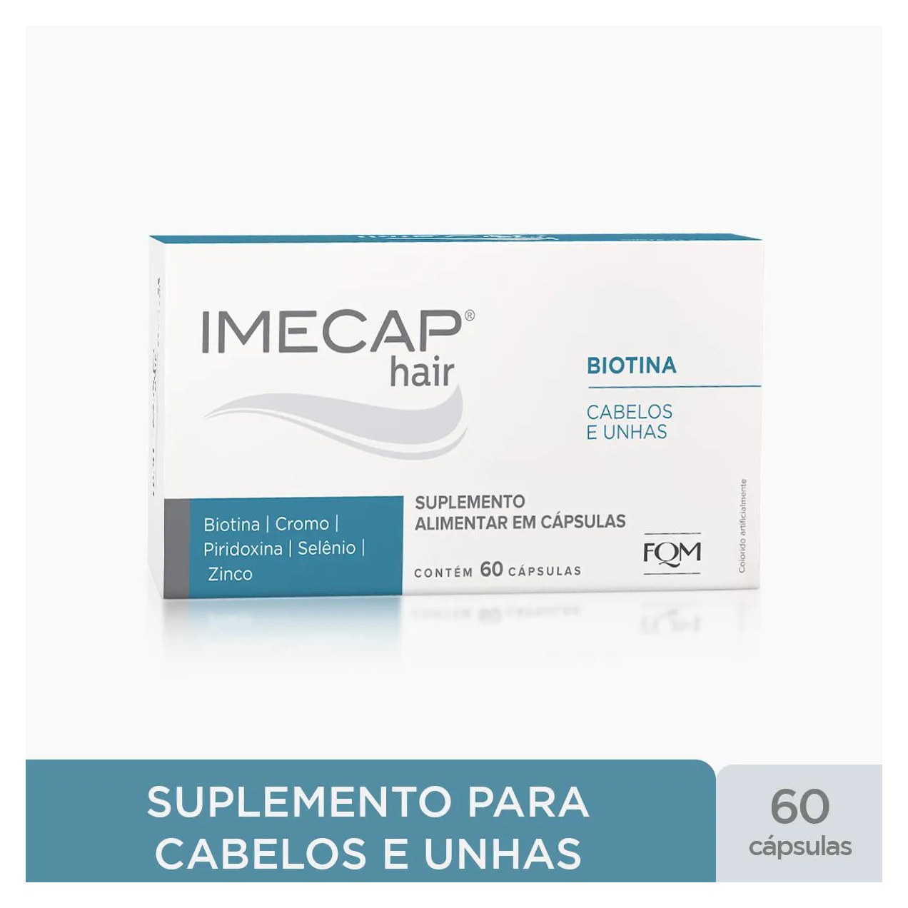 Suplemento Alimentar Imecap Hair Cabelos e Unhas 60 Cápsulas