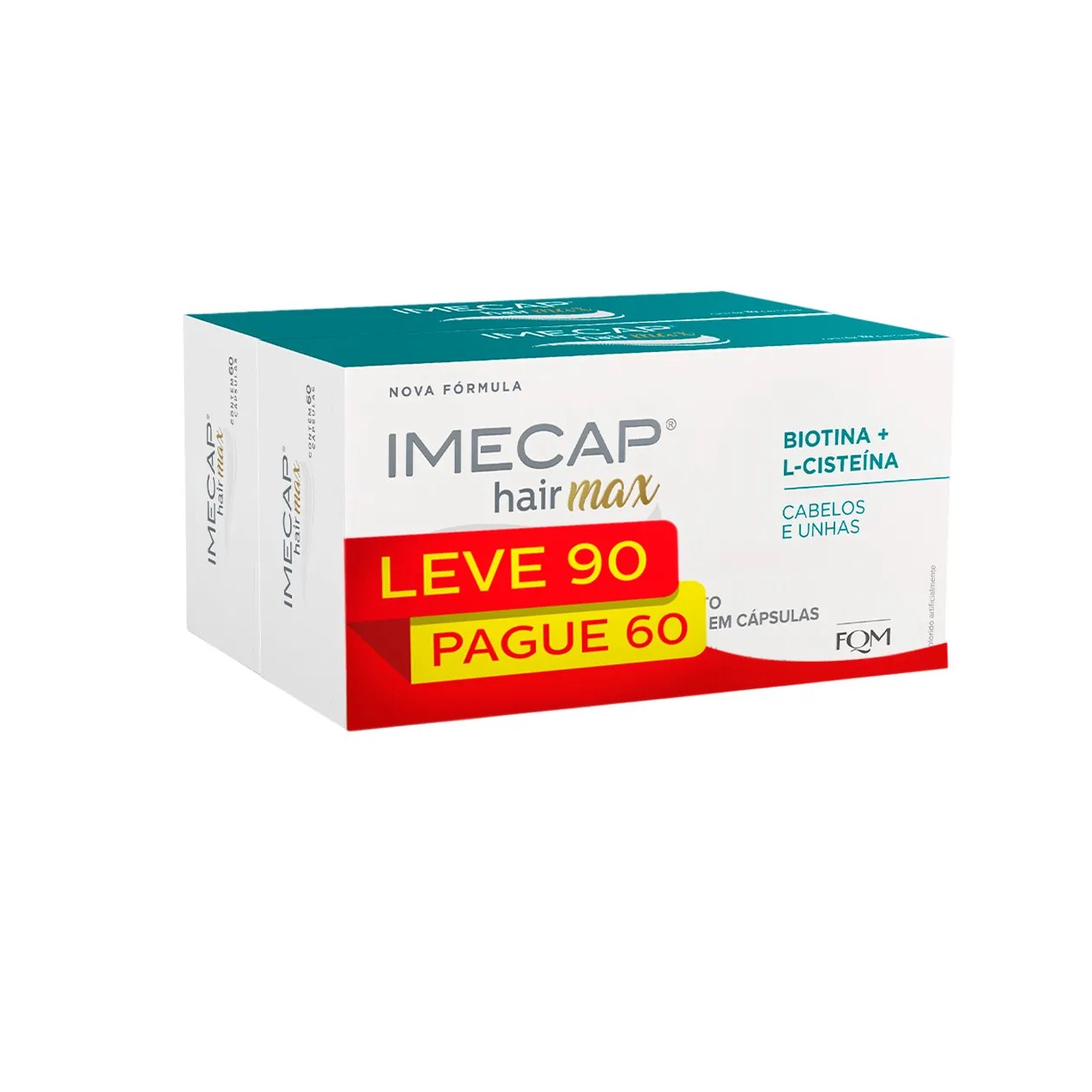 Suplemento Alimentar Biotina para Cabelo e Pele com 60 comprimidos