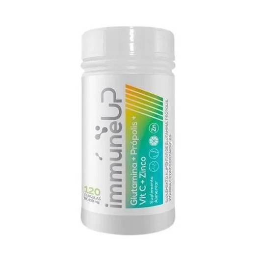 Immune Up-vitamina C+própolis+glutamina+zinco-120cp