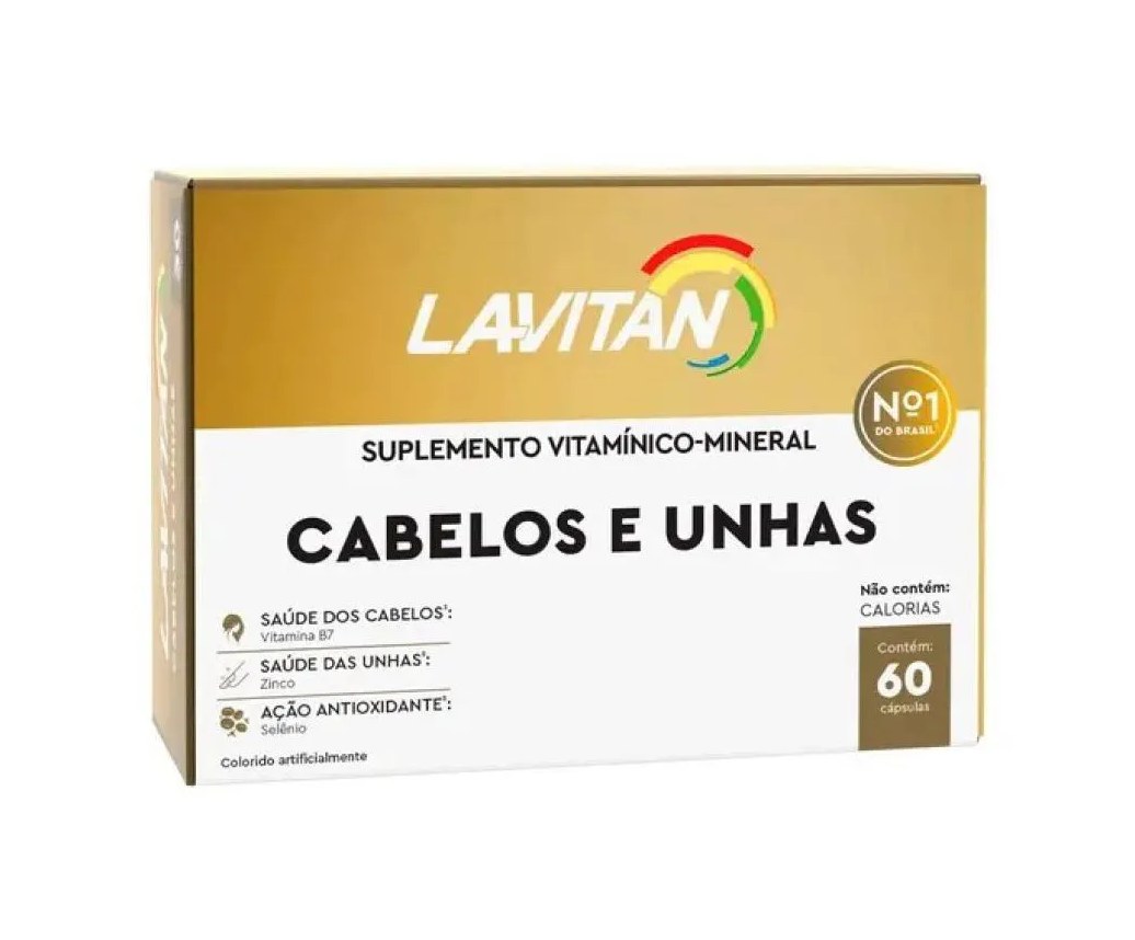 LAVITAN CABELOS E UNHAS 60CPS - CIMED